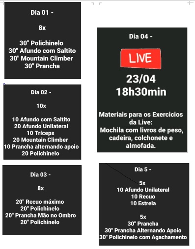 programa de treinamento