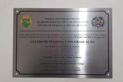 Placa de Inauguração do CPP