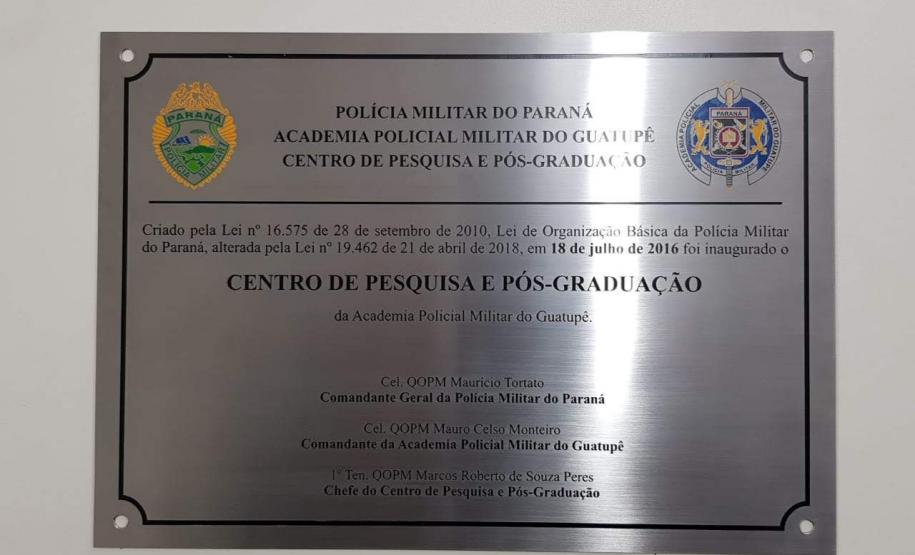 Placa de Inauguração do CPP